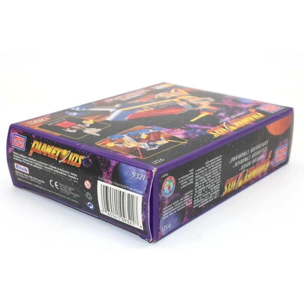 1997 Mega Bloks Blocks 9321 Planetoids Cyborian Rover SEALED 120 pcs NOS